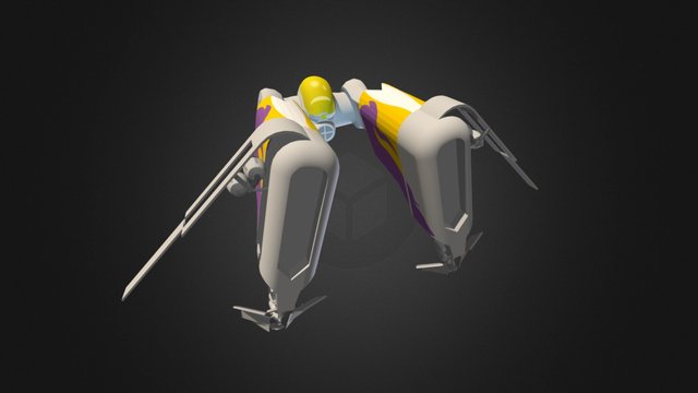 Oban Star-Racers - Wizzing Arrow3 3D Model