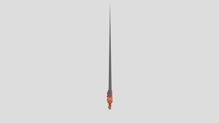 freelow bolysord withJewelsforgamedev inblender 3D Model