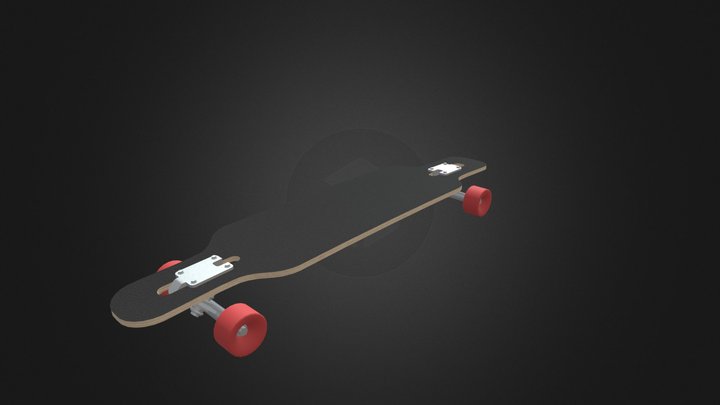 longboard 3D Model