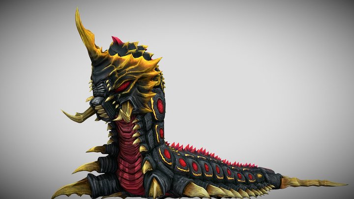 Battra Larva – Modèle 3D gratuit STL