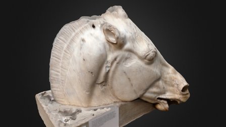 Parthenon Selene Horse 3D Model