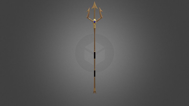 Poseidon's Trident 3D Model