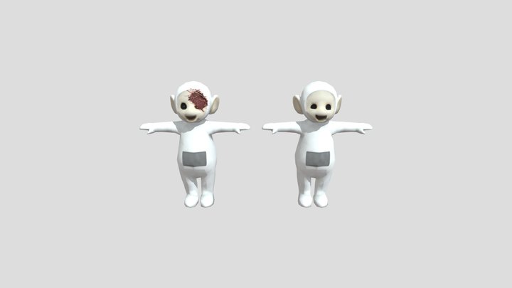 infected tubbies 3D Model