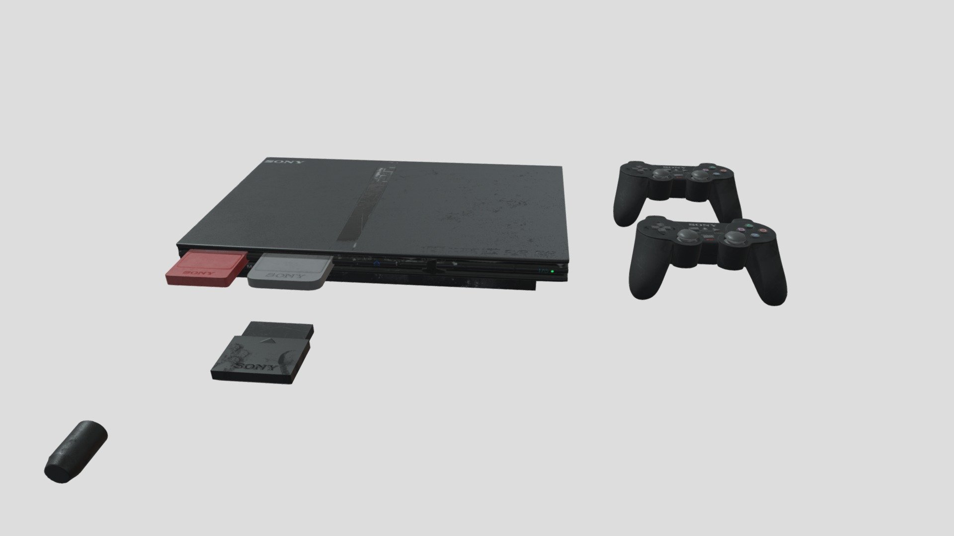 Sony PlayStation 2 3D model - Baixar Electrónica no