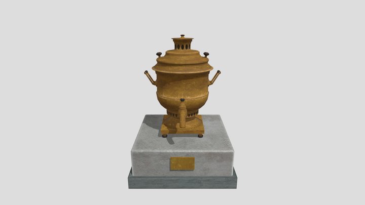 Samovar. Monument version 3D Model