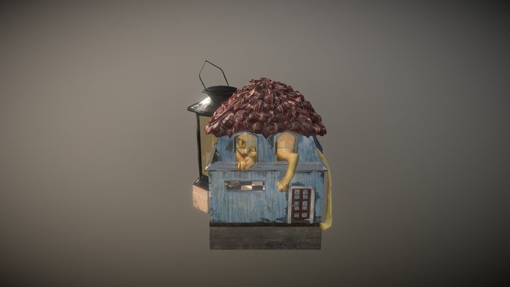 The Home of the Tiny Old Cat Lady 3D Model