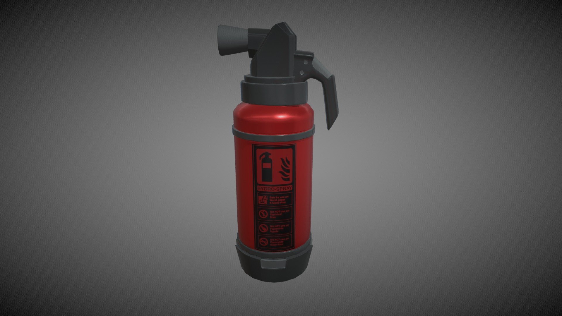 Fire Extinguisher sci-fi - Buy Royalty Free 3D model by Facundo.Olmedo ...