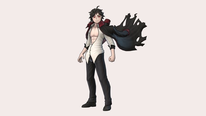 Preji Leviathan - Vtuber Model 3D Model