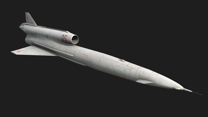 Tupolev Tu-141 Strizh | Reconnaissance Drone 3D Model