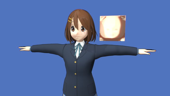 Yui Hirasawa 3D Model