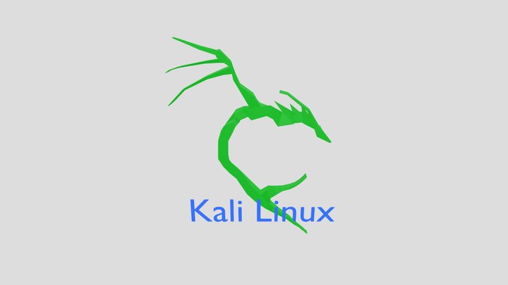 kali Linux 3D Model