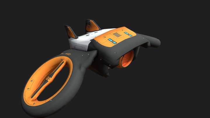 Bot Drone WinTer 3D Model