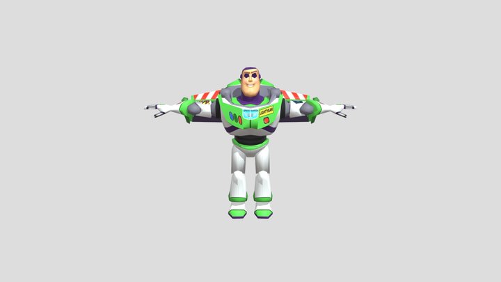 ADI 2.0: Buzz Lightyear (Fully rigged) 3D Model