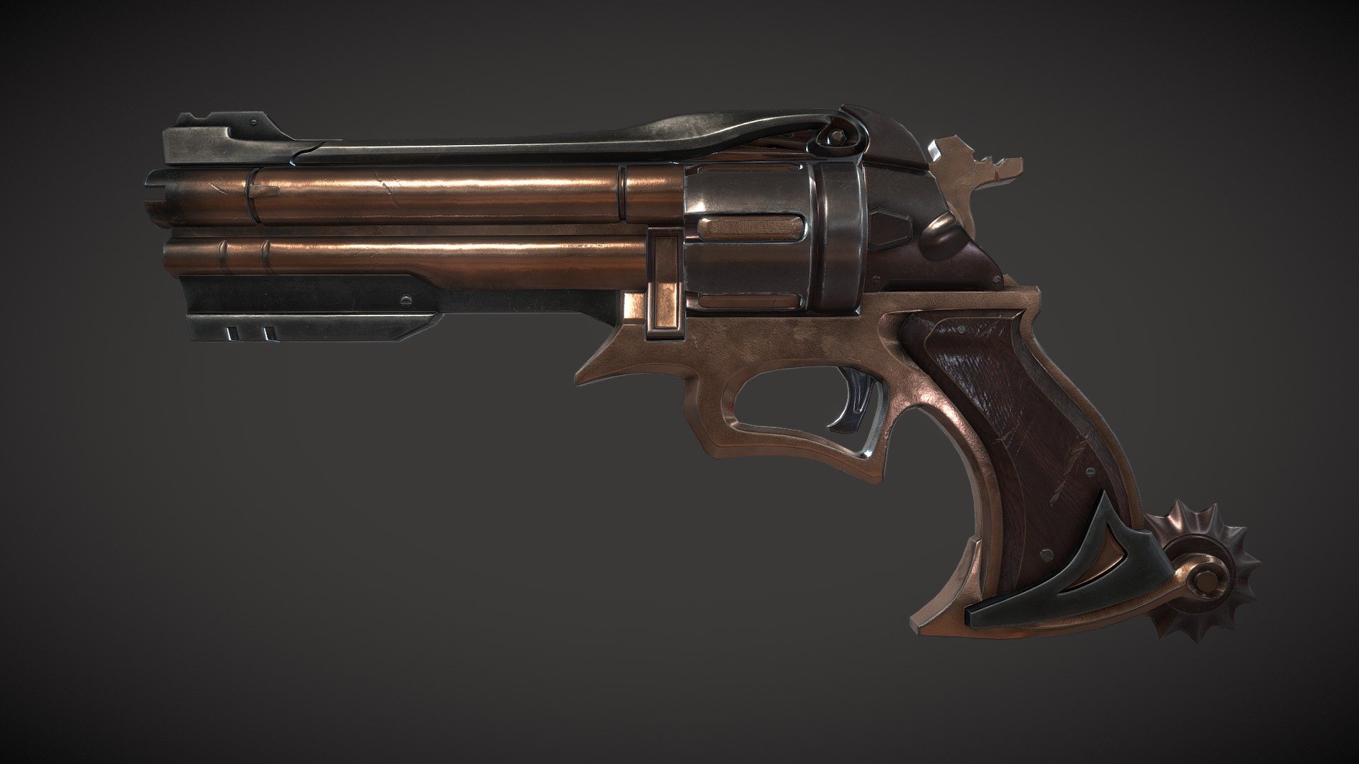 Overwatch: McCree's Peacekeeper Revolver - Download Free 3D model by ...