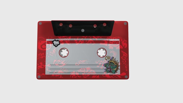 Riot Games Themed Tape 3D Model