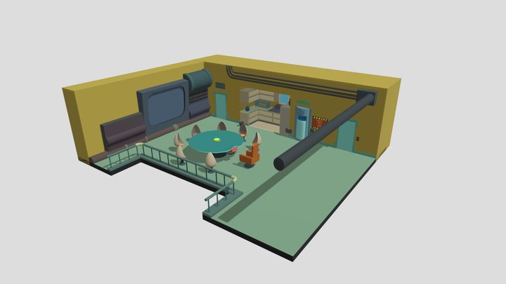 ISO Room Assignment - Futurama Conference Room - 3D Model