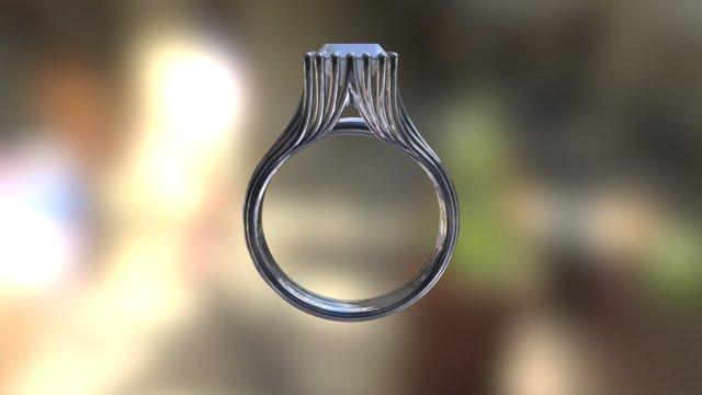 Custom Amy Vine Solitaire V01 3D Model