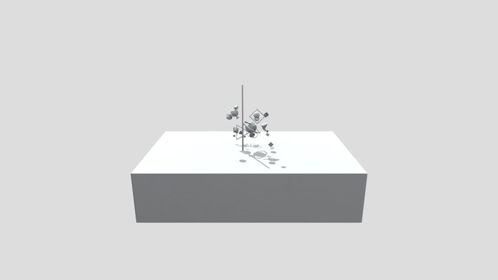 Взрыв системы 3D Model