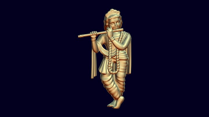 15550_Lord_Krishna_v1 3D Model