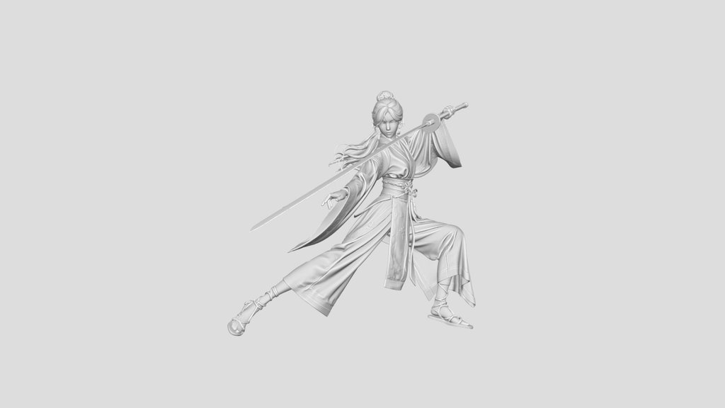Blue Cloud Sword Maiden
