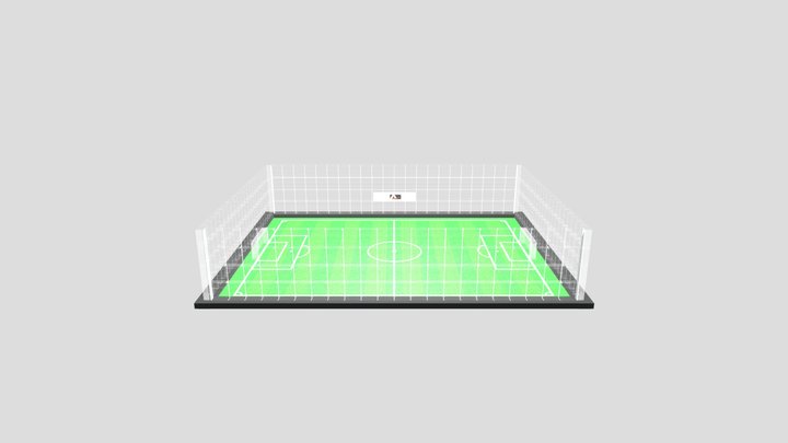 Free-soccer-pitch 3D Model