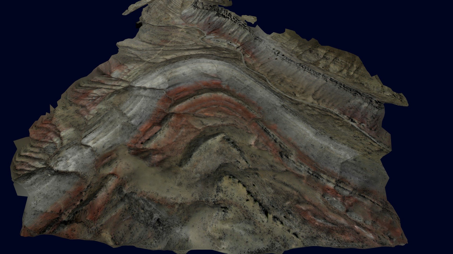 anticline near Dillon Montana