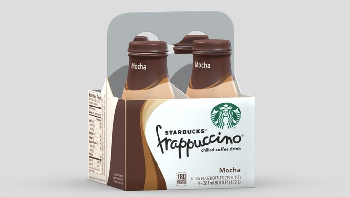 Starbucks Frappuccino Coffee Beverage 3D Model