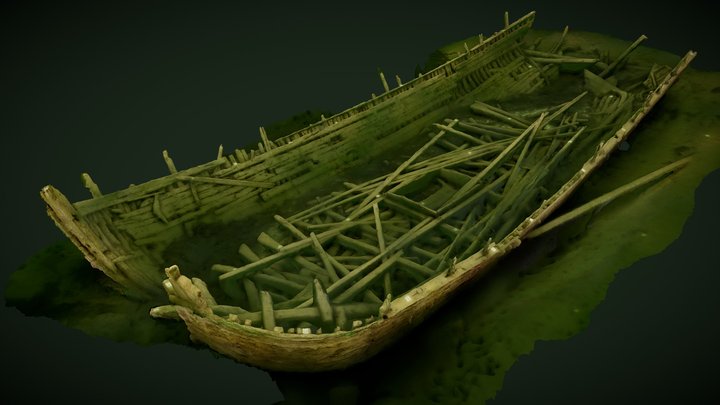 Wreck of Engelsmannens kläppen, Åland, FI 3D Model