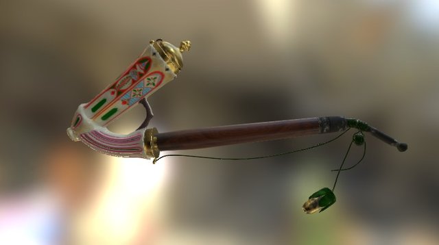 Chinese Pipe 3D Model