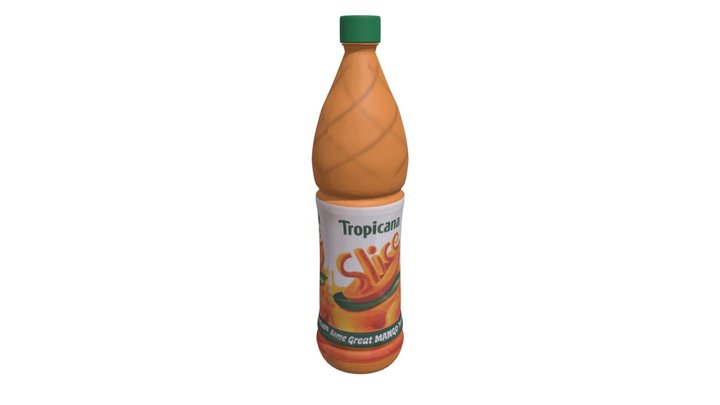 Slice Bottle 1 25L 3D Model