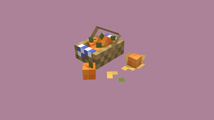 Мандарины 3D Model
