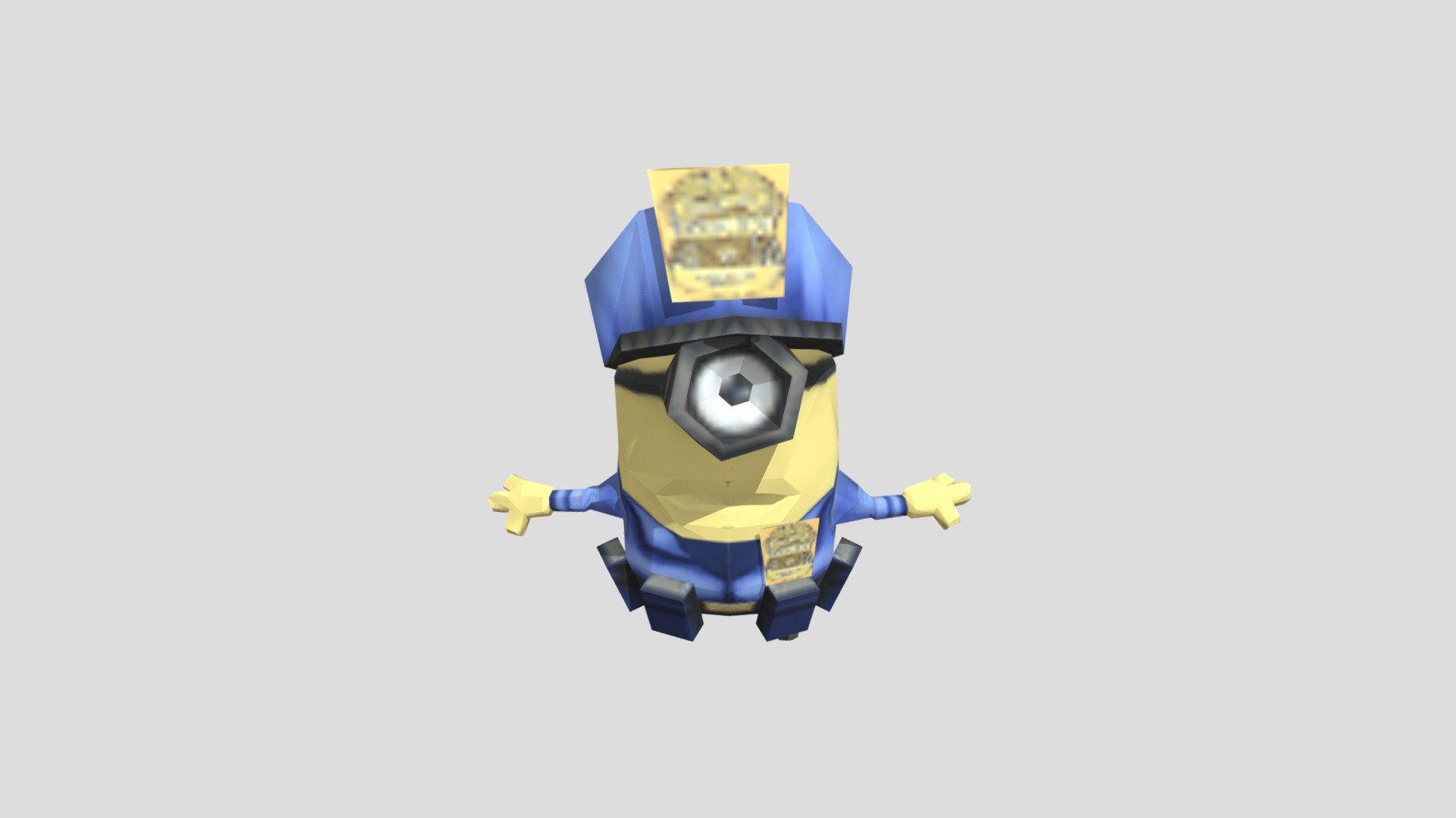 Cop Minion Psp - Download Free 3D model by Boris anderson & Helluva ...