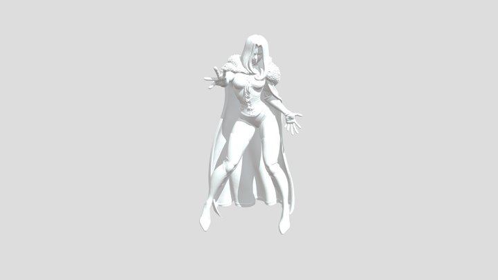 White Queen Old School 3D Model
