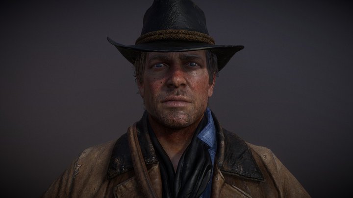 Arthur Morgan rigged (Red Dead Redemption 2) 3D Model