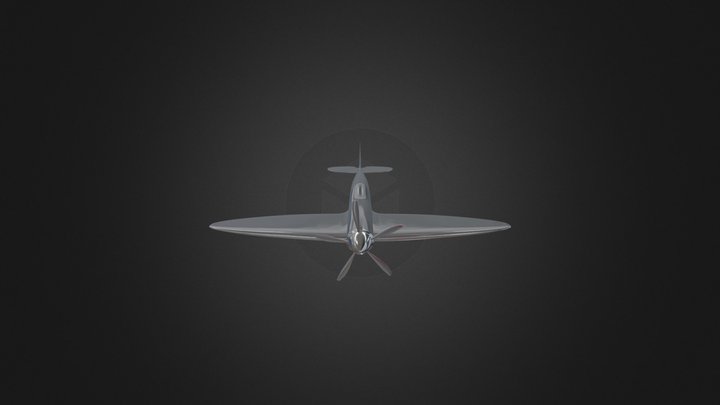 RAF Spitfire Mk. XIV 3D Model