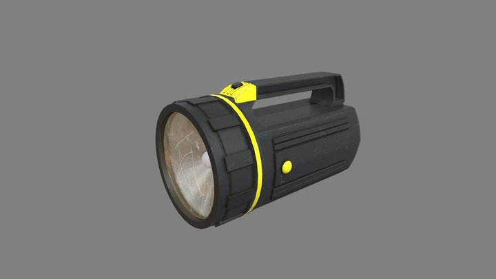 Flashlight 3D Model