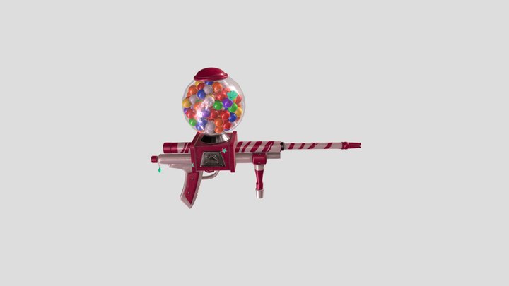 Gumball Gun 3D Model