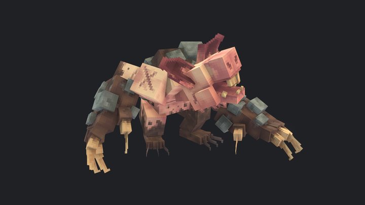 Cavemole - HYTALE 3D Model