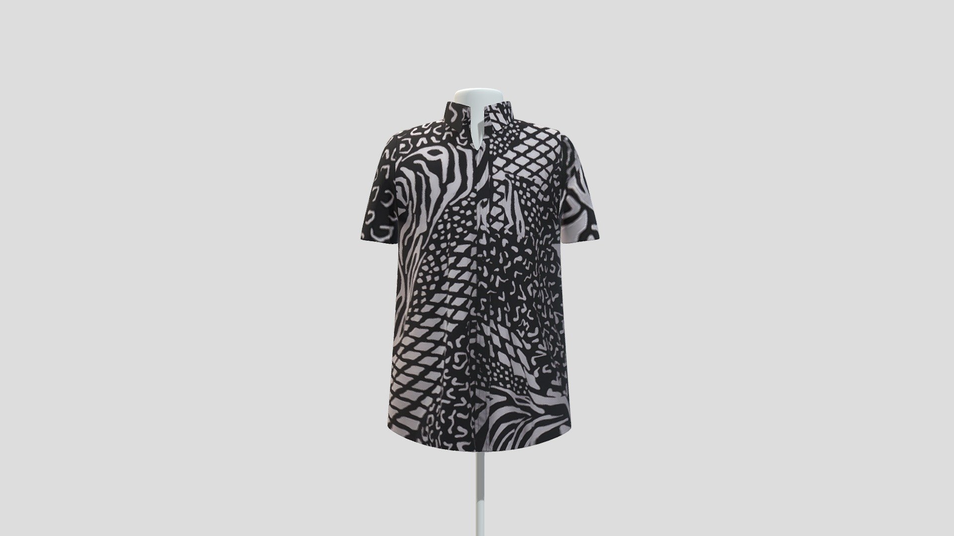 2 Men Batik Shirt Short