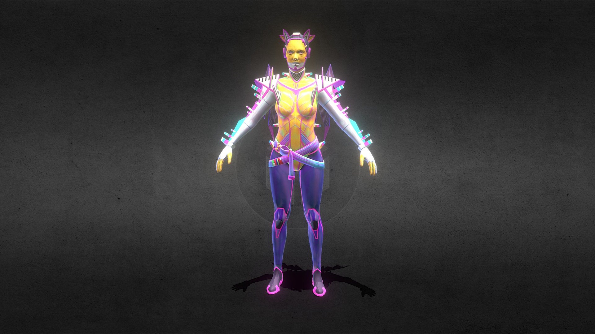 Hypnospace Diva | PUBG | SKIN | BLEND | RIG