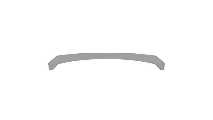 sleek metal handle 3D Model