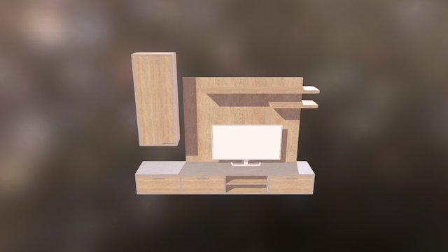 Living Room Closet1 3D Model