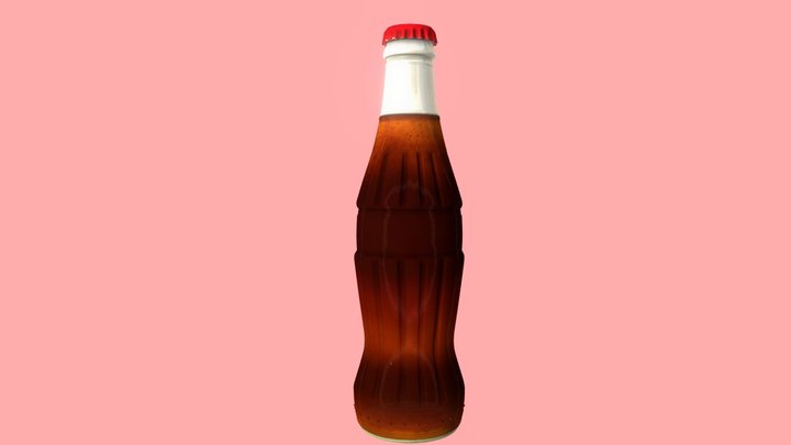 Cola Bottle – Stylized Drink Asset – Kostenloses 3D-Modell STL