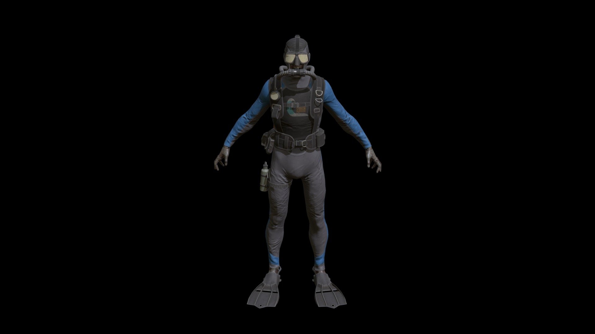 Zombie_Diver - Buy Royalty Free 3D model by dremorn [502dc89 ...