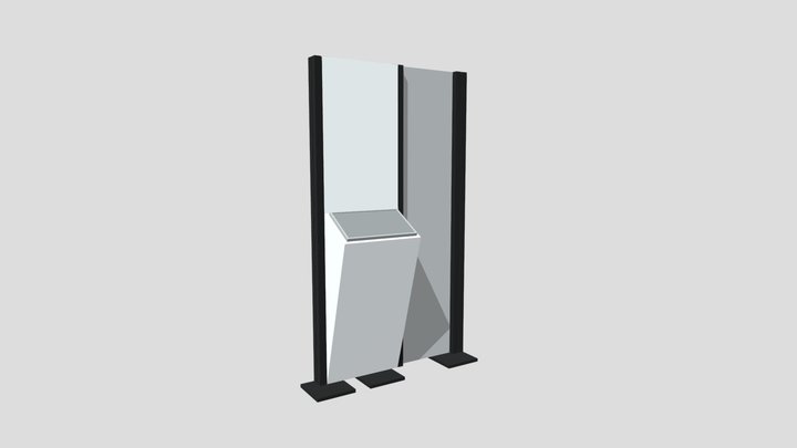 Exhibition-booth-screen-display~2 3D Model