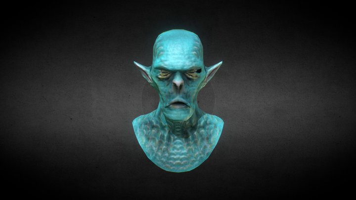 Alien_Cara 3D Model