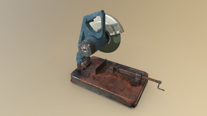 Saw Machine 3D Model