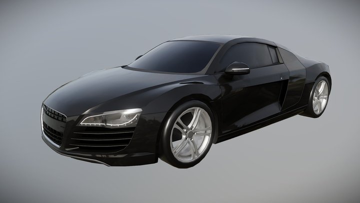 2007 Audi R8 4.2 FSI 3D Model
