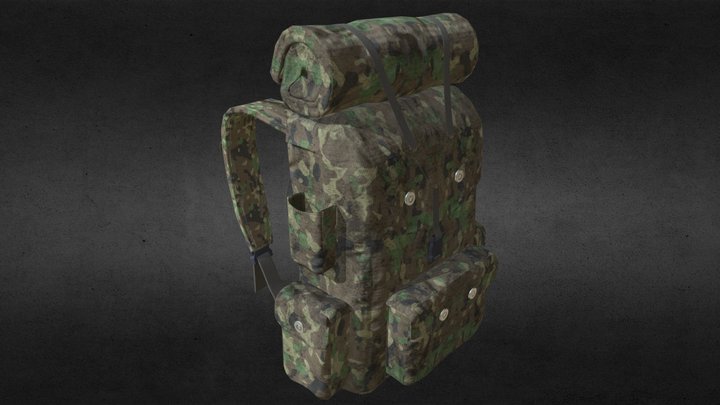 Backpack PBR 3D Model