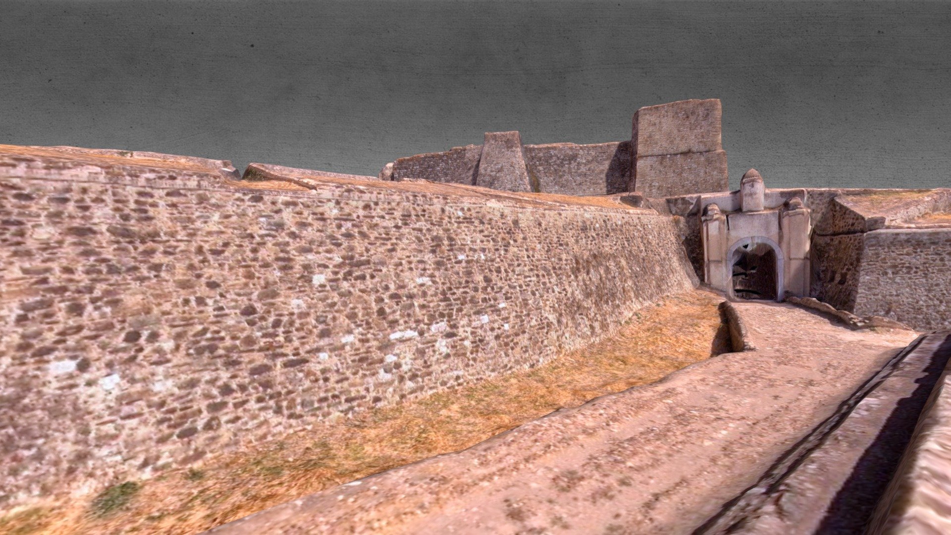 Castle in Juromenha, Portugal